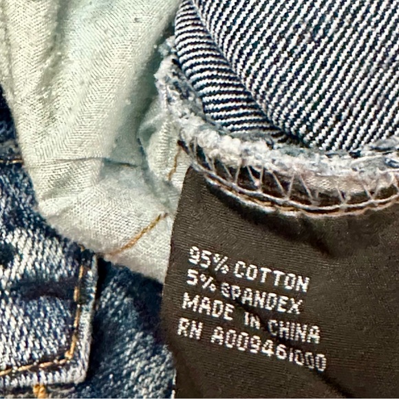 AZI Bling Medium Wash Flair Bootcut Denim Blue Jeans Western Cowgirl Women Sz 6 - Picture 9 of 12